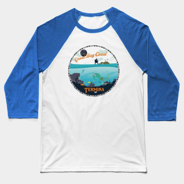 Great Bay Coast Baseball T-Shirt by Tosky